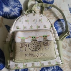 Danielle Nicole "Species Unknown" Baby Yoda Mini Backpack